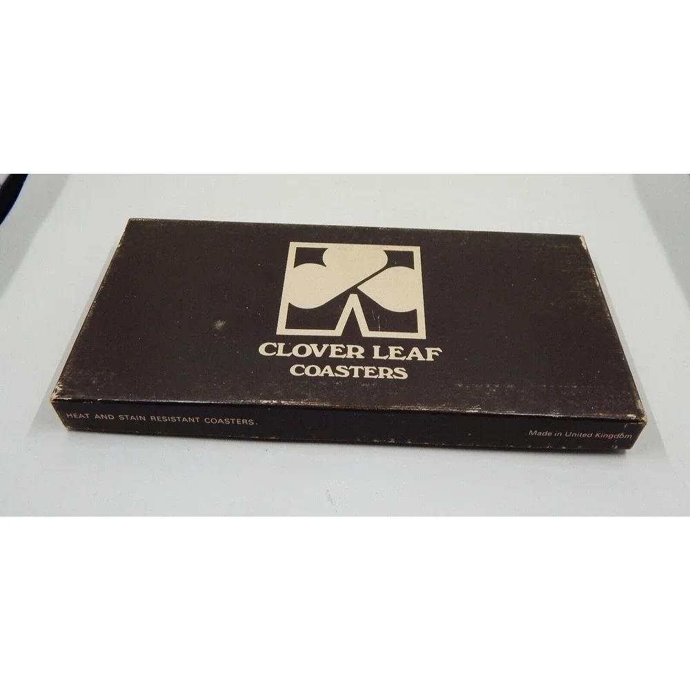 Cloverleaf Square Country Pubs CC14 Cork Coasters Set of 6